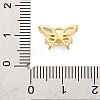 Brass Clear Cubic Zirconia Connector Charms/Links FIND-L019-07G-08-3