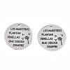 Non-Tarnish 201 Stainless Steel Pendants LS-STAS-T064-38P-31-2