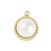 Acrylic Imitation Pearl Charms STAS-P366-28G-1