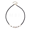 Glass Beads Necklaces NJEW-JN04722-5
