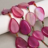 Natural Banded Agate/Striped Agate Beads Strands GG-CBAE0EB-01B-10-1