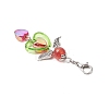 ABS Plastic Imitation Pearl & Transparent Acrylic Pendants Decorations HJEW-JM03603-04-5