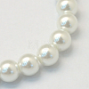 Baking Painted Glass Pearl Bead Strands X-HY-Q003-3mm-01-2