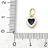 Brass Micro Pave Cubic Zirconia Pendants KK-H204-01KCG-01-3