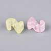 Luminous Frosted Transparent Acrylic Beads TACR-T029-21C-3