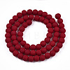 Opaque Glass Beads Strands GLAA-T032-P6mm-MD05-3