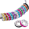 160Pcs 8 Colors Brass European Beads KK-PH0015-46-1