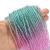 Transparent Painted Glass Beads Strands LS-DGLA-A034-T2mm-A10-2