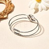 304 Stainless Steel Bangles for Women BJEW-R014-03P-3