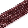 Transparent Glass Beads Strands GLAA-R135-2mm-18-1