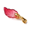 Transparent Glass Pendants PALLOY-JF04419-01-4