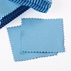 15Pcs Faux Suede Fabric Square Silver Polishing Cloth AJEW-FS0001-44-2