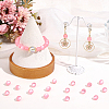 120Pcs Transparent Resin Beads RESI-PA0001-23B-4
