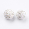 Unwaxed Natural Lava Rock Beads LS-G-I190-16mm-B03-2