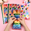 100Pcs 3 Styles Rectangle OPP Cellophane Candy Bags ABAG-WH20001-33-4