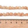 Natural Sunstone Beads Strands GG-CBA9392-25-3