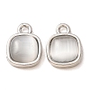 Alloy & Glass Pendants AL-CBA7256-08P-01-1
