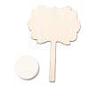 Flower Boxwood Mini Chalkboard Signs WOOD-F010-03-3