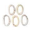 Natural Freshwater Shell Oval Linking Rings SHEL-K006-60-1