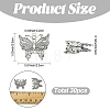 30Pcs Hollowe Tibetan Style Alloy Pendants FIND-YW0008-24-2