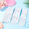50Pcs Rectangle Glitter Holographic Plastic Yin-yang Zip Top Gift Bags OPP-TADJ0001-07B-5