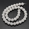 Natural White Jade Beads Strands G-D671-6mm-2