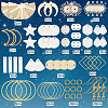 DIY Geometry Dangle Earring Making Kit DIY-SC0020-47-2