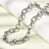 304 Stainless Steel Cable Chains Bracelet & Necklace Jewelry Sets SJEW-L199-11P-2