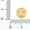 Religion Brass Beads KK-C170-29G-03-3