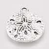 Tibetan Style Alloy Pendants X-TIBE-T011-40AS-LF-1