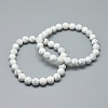 Synthetic Turquoise Jasper Bead Stretch Bracelets BJEW-K212-B-009-1