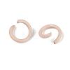Spray Painted Iron Open Jump Rings IFIN-T017-04C-18-2
