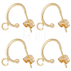20Pcs 304 Stainless Steel Ring Stud Earring Findings STAS-BBC0004-70B-G-1