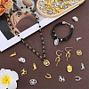 80Pcs 10 Styles West Cowboy  Theme Tibetan Style Alloy Pendants FIND-FG0005-23-4