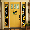 Polyester Hanging Sign for Home Office Front Door Porch Decorations HJEW-WH0023-012-5