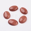 Synthetic Goldstone Flat Back Cabochons G-G741-13x18mm-10-1
