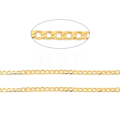 3.28 Feet Brass Curb Chains X-CHC-C017-03-NR-1