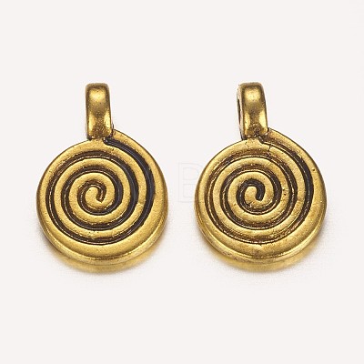 Tibetan Style Alloy Charms LS-GLF0339Y-1