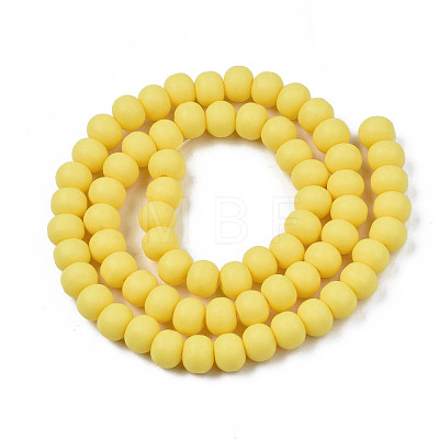 Handmade Polymer Clay Beads Strands CLAY-N008-053-01-1