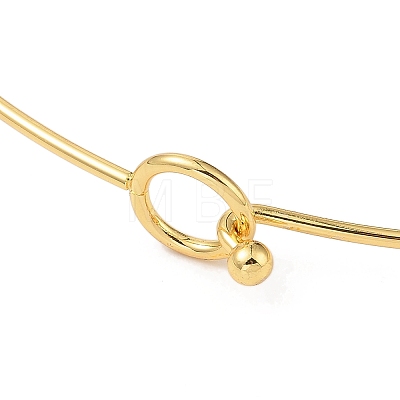 Rack Plating Brass Choker Necklaces NJEW-Q348-03G-1