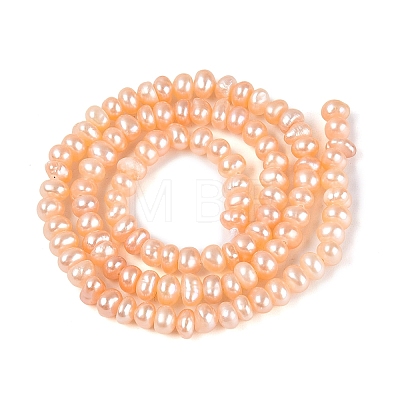 Natural Cultured Freshwater Pearl Beads Strand PEAR-N015-04C-02B-1