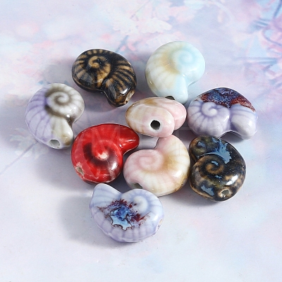 Handmade Porcelain Beads for DIY Bracelet Accessories PW-WG73312-M-1