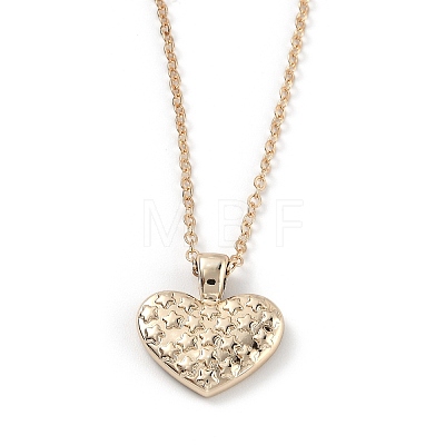 Golden Plated Heart with Constellation/Zodiac Sign Alloy Enamel Pendant Necklaces NJEW-H214-A09-G-1