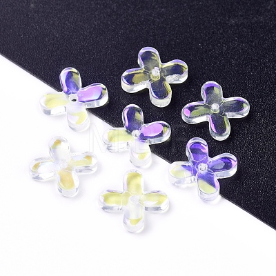 Electroplate Glass Beads X-EGLA-E059-A09-1