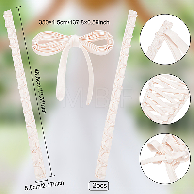 1 Set Women's Wedding Dress Zipper Replacement DIY-BC0006-14-1