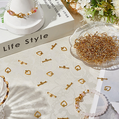 120 Sets Tibetan Style Alloy Toggle Clasps FIND-SP0003-93-1
