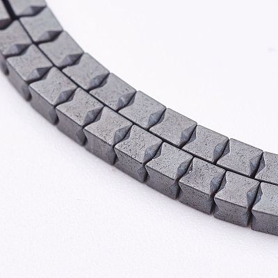 Non-magnetic Synthetic Hematite Beads Strands G-F396-38-2x2mm-1
