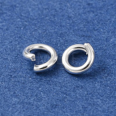 Brass Open Jump Rings KK-G604-08S-20-1
