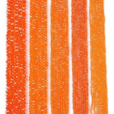 Electroplate Glass Beads Strands EGLA-A044-T4mm-A25-1