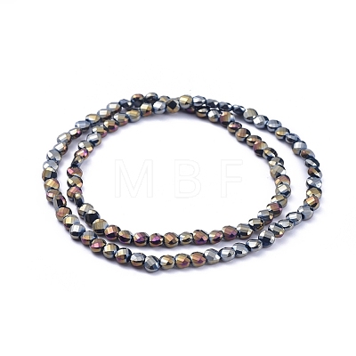 Electroplate Glass Beads Strands X-EGLA-J149-A-6mm-FR06-1